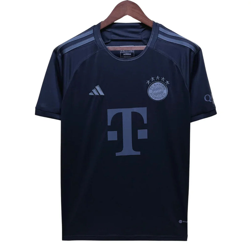 Camisa Masculina Bayern de Munique Preta 2023/24 - Torcedor