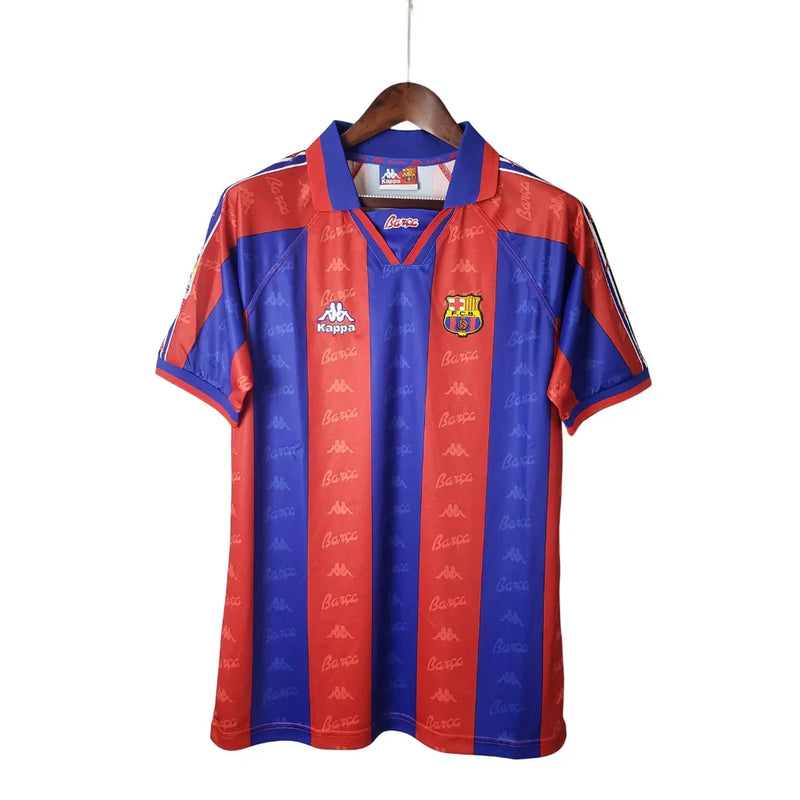 Camisa Masculina Retrô Barcelona 1996