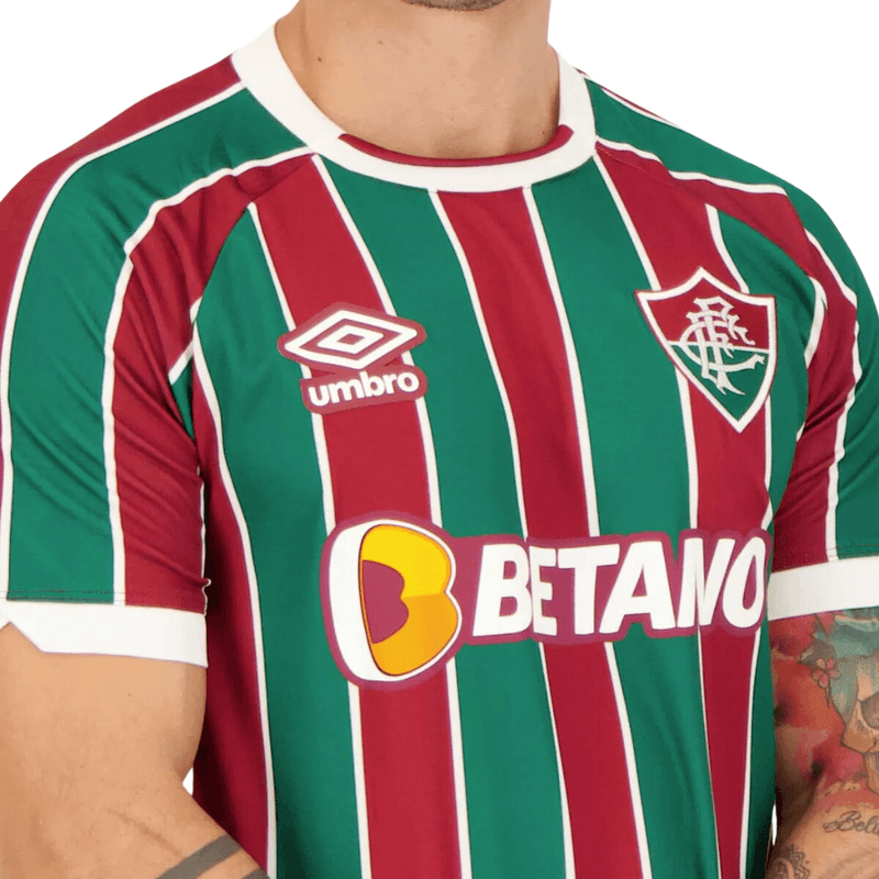 Camisa Masculina Fluminense I 2023/24 - Torcedor Marcelo 12