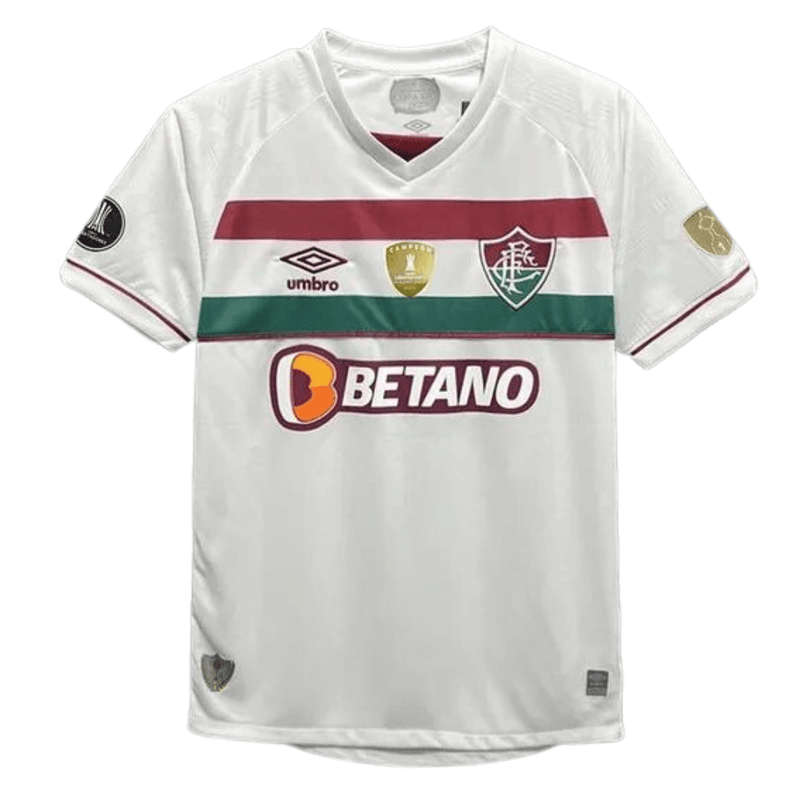 Camisa Masculina Fluminense II 2023/25 - Torcedor + Patchs Campeão Libertadores