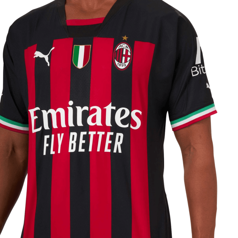 Camisa Masculina I Milan 2022/23 - Torcedor