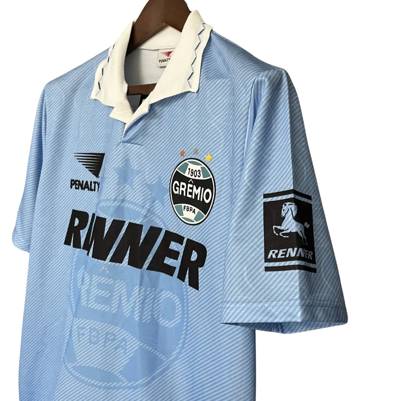 Camisa Masculina Grêmio Retrô 1995/96 Azul Celeste