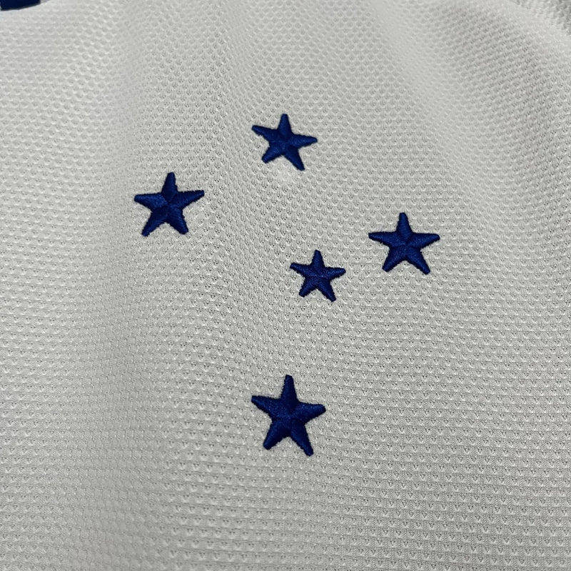 Camisa Masculina Cruzeiro Cabuloso Branca Gabigol Todos Patrocínios 2025