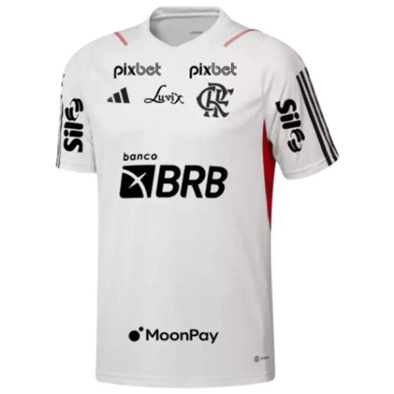 Camisa Masculina Flamengo Treino II 23/24 - Patrocínios