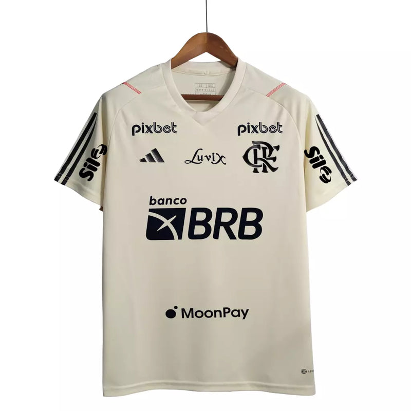 Camisa Masculina Flamengo Treino II 23/24 - Patrocínios