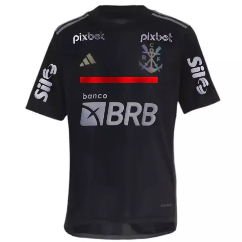 Camisa Masculina Flamengo III 2023/24 - Patrocínios + Patch