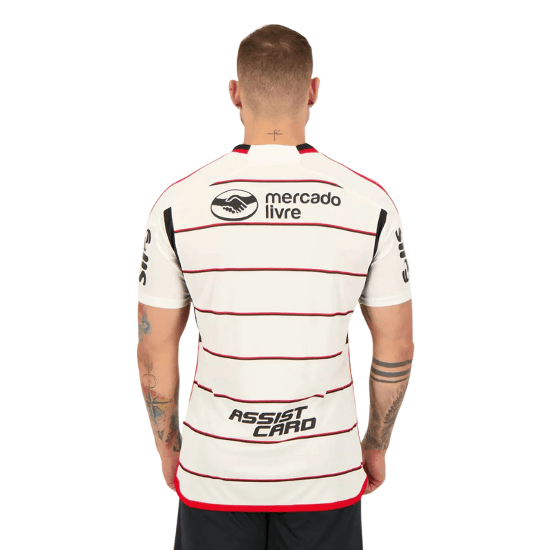 Camisa Masculina Flamengo II 2023/24 -  Patrocínios + Patchs