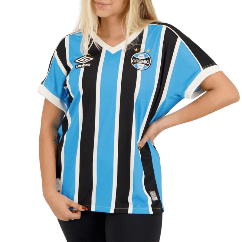 Camisa Feminina Grêmio I 2023/24 - Torcedor