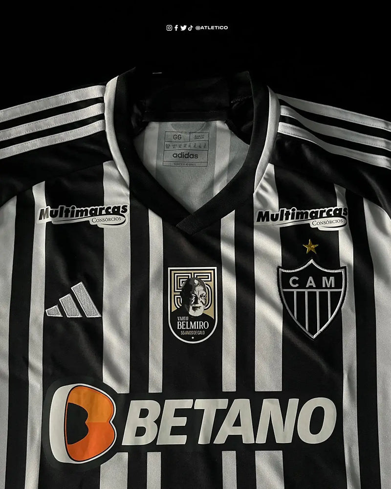 Camisa Masculina Atlético Mineiro I Belmiro 55 Anos 2023/24 - Torcedor