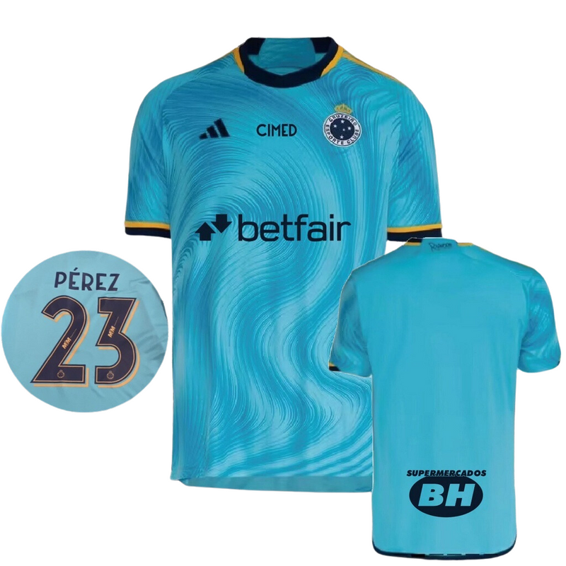 Camisa Masculina Cruzeiro Raposão III 2023/24 - Torcedor