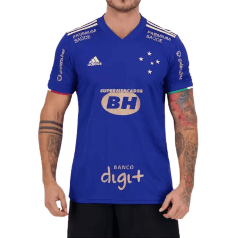 Camisa Masculina Cruzeiro Centenário I 21/22 - Torcedor