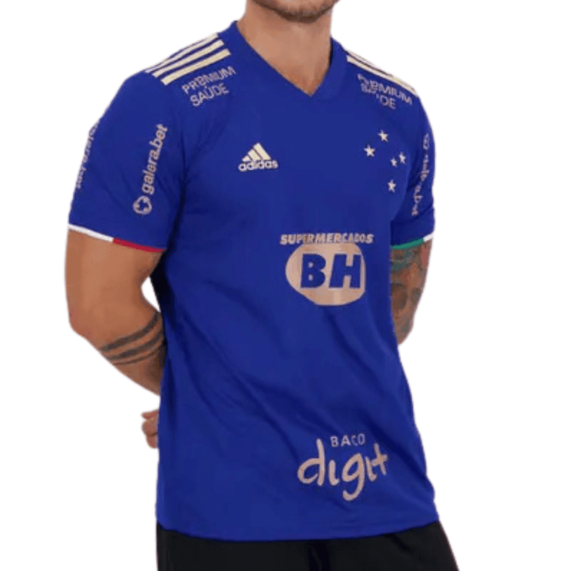 Camisa Masculina Cruzeiro Centenário I 21/22 - Torcedor