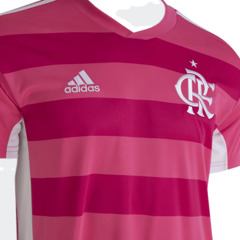 Camisa Masculina Flamengo Outubro Rosa 2022/23 - Torcedor