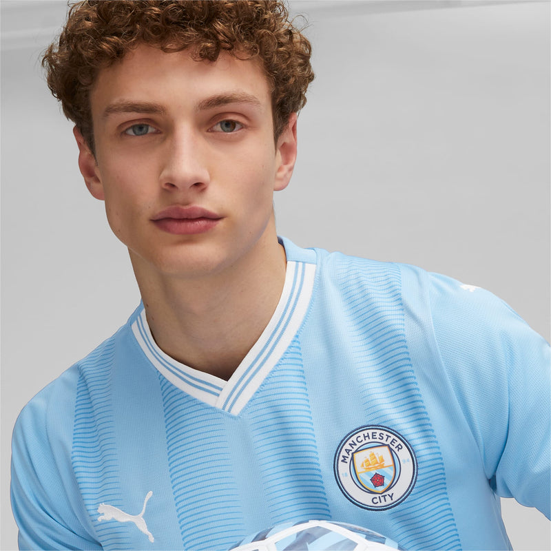 Camisa Masculina Manchester City I 2023/24 - Torcedor