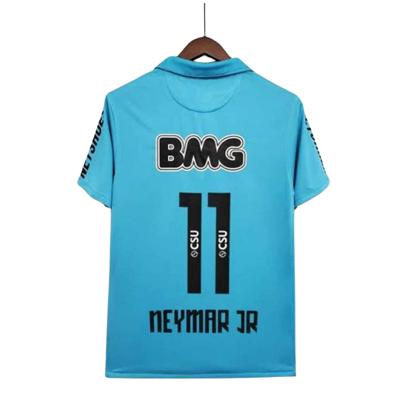 Camisa Retro Masculina Santos Azul 2012 - Neymar